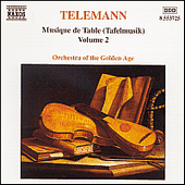 TELEMANN: Musique de Table (Tafelmusik), Vol. 2