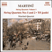 MARTINU: String Quartets Nos. 1 and 2 / Three Horsemen