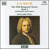 BACH, J.S.: Well-Tempered Clavier (The), Book 1 (Jandó)