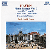 HAYDN, J.: Piano Sonatas Nos. 17, 19 and 28 / Arietta con 12 Variazioni (Jandó)