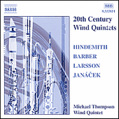 HINDEMITH / BARBER / LARSSON / JANACEK: Wind Quintets