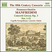 MANFREDINI: Concerti Grossi Op. 3, Nos. 1-12
