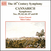 CANNABICH: Symphonies Nos. 59, 63, 64, 67 and 68