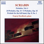 SCRIABIN: Preludes, Vol. 1