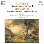 BRAHMS, J.: Piano Concerto No. 1 / SCHUMANN, R.: Introduction and Concerto Allegro (Biret, Polish National Radio Symphony, Wit)