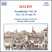 HAYDN: Symphonies, Vol. 16 (Nos. 74, 75, 76)
