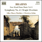 BRAHMS, J.: Four-Hand Piano Music, Vol. 8 (Matthies, Köhn)