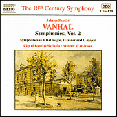 VANHAL: Symphonies, Vol. 2