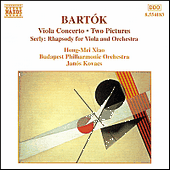 BARTOK: Viola Concerto / 2 Pictures, BB 59