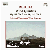 REICHA: Wind Quintets, Op. 88, No. 5 and Op. 91, No. 1