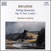 BRAHMS: String Quartets Op. 51, Nos. 1 and 2