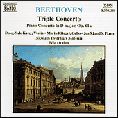 BEETHOVEN, L. van: Triple Concerto / Piano Concerto, Op. 61a (Dong-Suk Kang, Kliegel, Jandó, Nicolaus Esterházy Sinfonia, Drahos)