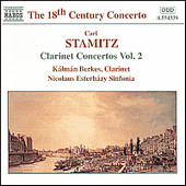 STAMITZ, C.: Clarinet Concertos, Vol. 2