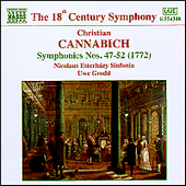 CANNABICH: Symphonies Nos. 47 - 52