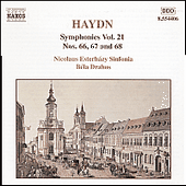 HAYDN: Symphonies, Vol. 21 (Nos. 66, 67, 68)