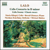 LALO: Cello Concerto in D Minor / Cello Sonata