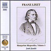 LISZT, F.: Hungarian Rhapsodies, Vol. 1 (Liszt Complete Piano Music, Vol. 12) (Jandó)