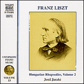 LISZT, F.: Hungarian Rhapsodies, Vol. 2 (Liszt Complete Piano Music, Vol. 13) (Jandó)