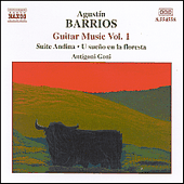 BARRIOS MANGORÉ, A.: Guitar Music, Vol. 1 (Goni)