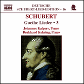 SCHUBERT, F.: Lied Edition 16 - Goethe, Vol. 3