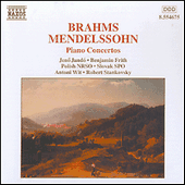 BRAHMS, J. / MENDELSSOHN, Felix: Piano Concertos (Jandó, Frith, Polish National Radio Symphony, Slovak State Philharmonic, Košice, Wit, Stankovsky)