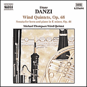 DANZI: Wind Quintets, Op. 68, Nos. 1-3 / Horn Sonata, Op. 44