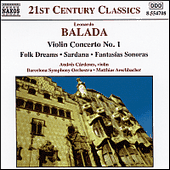 BALADA: Violin Concerto No. 1 / Folk Dreams / Sardana