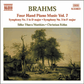 BRAHMS, J.: Four-Hand Piano Music, Vol. 7 (Matthies, Köhn)
