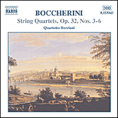 BOCCHERINI: String Quartets Op. 32, Nos. 3-6