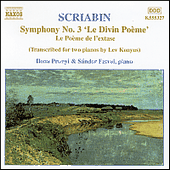 SCRIABIN: Symphony No. 3 / Le Poeme de l'extase (Piano Transcriptions)