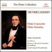 MENDELSSOHN: Flute Concerto in D Minor / Flute Sonatas