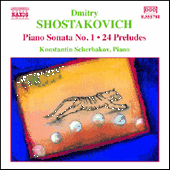 SHOSTAKOVICH: Piano Sonata No. 1 / 24 Preludes, Op. 34