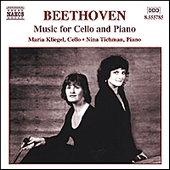 BEETHOVEN: Cello Sonatas Nos. 1 and 2, Op. 5 / 7 Variations, WoO 46