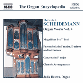 SCHEIDEMANN, H.: Organ Works, Vol. 4 (Brown)
