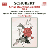 SCHUBERT: String Quartets (Complete), Vol. 4