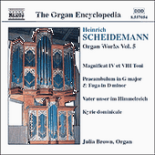 SCHEIDEMANN, H.: Organ Works, Vol. 5 (Brown)