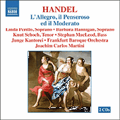 HANDEL: Allegro, il Penseroso ed il Moderato (L')