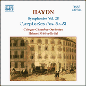 HAYDN: Symphonies, Vol. 28 (Nos. 37, 38, 39, 40)