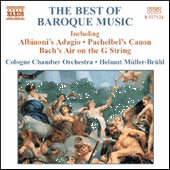 BEST OF BAROQUE MUSIC (COLOGNE CHAMBER ORCHESTRA)