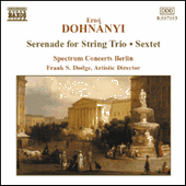 DOHNANYI: Serenade for String Trio / Sextet