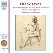 LISZT: Beethoven Symphonies Nos. 4 and 6 (Transcriptions) (Liszt Complete Piano Music, Vol. 19)