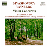 MIASKOVSKY, N.: Violin Concerto in D Minor / WEINBERG, M.: Violin Concerto in G Minor (Grubert, Russian Philharmonic, Yablonsky)