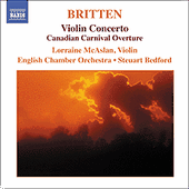 BRITTEN: Violin Concerto / Canadian Carnival / Mont Juic