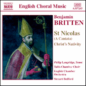 BRITTEN: St. Nicolas / Christ's Nativity / Psalm 150