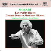 MOZART: Petits Riens (Les) (Tintner Edition 11)