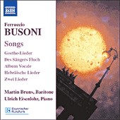 BUSONI, F.: Songs (Bruns, Eisenlohr)