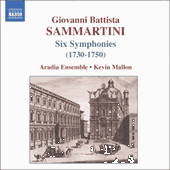 SAMMARTINI, G.B.: Symphonies J-C 4, 9, 16, 23, 36, 62