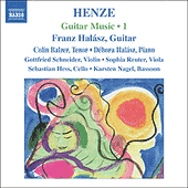 HENZE, H.W.: Guitar Music, Vol. 1 (Halasz) - Royal Winter Music No. 2 / 3 Tentos / Neue Volkslieder und Hirtengesange