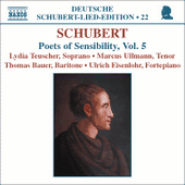 SCHUBERT, F.: Lied Edition 22 - Poets of Sensibility, Vol. 5