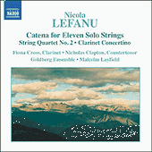 LEFANU: Catena / String Quartet No. 2 / Clarinet Concertino